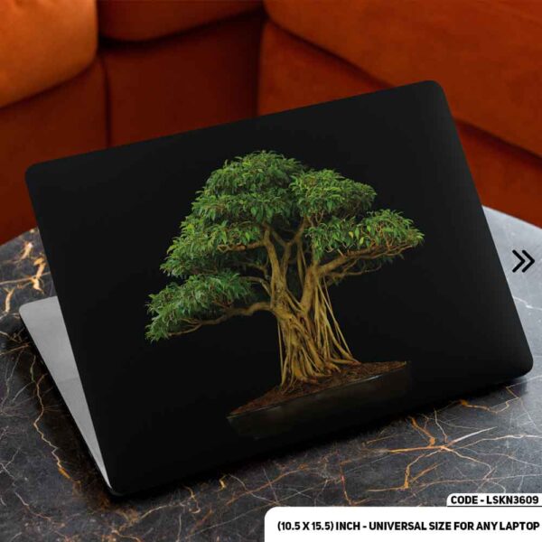 Bonsai Art Matte Finished Removable Waterproof Laptop Sticker & Laptop Skin (Including FREE Accessories) - LSKN3609 - DDecorator