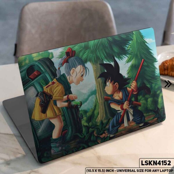 Dragon Ball Z Z Warriors Goku Matte Finished Removable Waterproof Laptop Sticker & Laptop Skin (Including FREE Accessories) - LSKN4152 - DDecorator