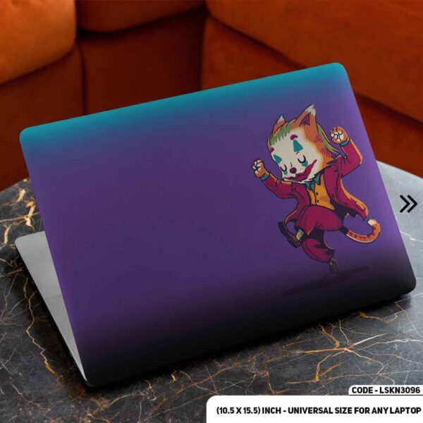 JOKER Cartoon Laughing Matte Finished Removable Waterproof Laptop Sticker & Laptop Skin (Including FREE Accessories) - LSKN3096 - DDecorator