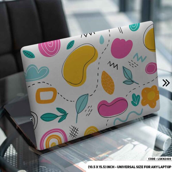 Seamless Pattern Matte Finished Removable Waterproof Laptop Sticker & Laptop Skin (Including FREE Accessories) - LSKN2469 - DDecorator