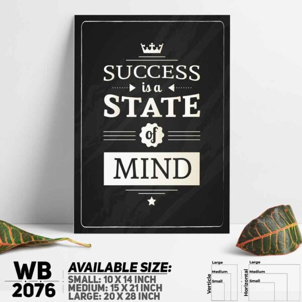 DDecorator Success - Motivational Wall Decoration And Home Decoration PVC Wall Board And Wall Canvas - WB2076