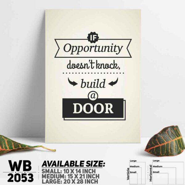 DDecorator Believe - Motivational Wall Decoration And Home Decoration PVC Wall Board And Wall Canvas - WB2053