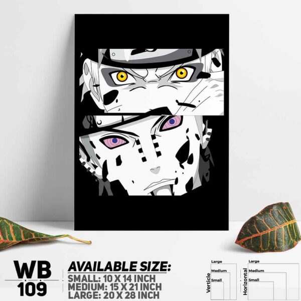 DDecorator Naruto Uzumak Manga Naruto Anime Wall Decoration And Home Decoration PVC Wall Board And Wall Canvas - WB109