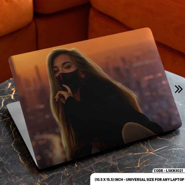 Digital Digital Character Art Illustration Matte Finished Removable Waterproof Laptop Sticker & Laptop Skin (Including FREE Accessories) - LSKN3021 - DDecorator
