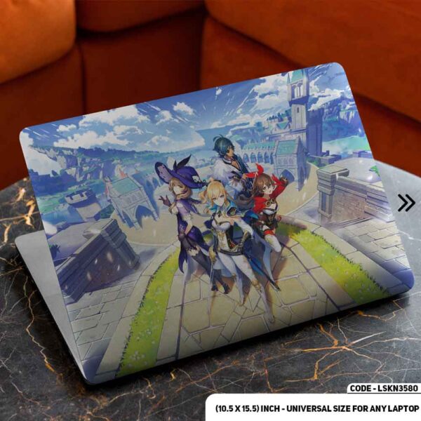 Anime Character Illustration Matte Finished Removable Waterproof Laptop Sticker & Laptop Skin (Including FREE Accessories) - LSKN3580 - DDecorator