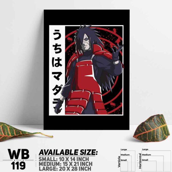 DDecorator Naruto Uzumak Manga Naruto Anime Wall Decoration And Home Decoration PVC Wall Board And Wall Canvas - WB119
