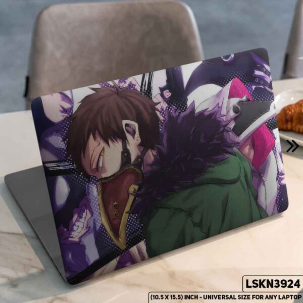 Anime Character Illustration Matte Finished Removable Waterproof Laptop Sticker & Laptop Skin (Including FREE Accessories) - LSKN3924 - DDecorator