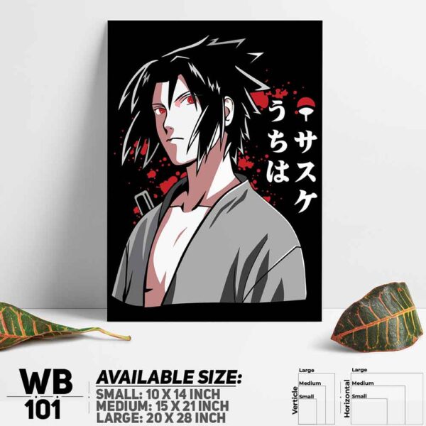 DDecorator Naruto Uzumak Manga Naruto Anime Wall Decoration And Home Decoration PVC Wall Board And Wall Canvas - WB101