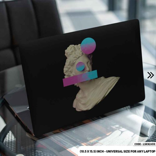 Seamless Geomatric Pattern Matte Finished Removable Waterproof Laptop Sticker & Laptop Skin (Including FREE Accessories) - LSKN2499 - DDecorator