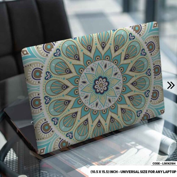 Seamless Geomatric Pattern Matte Finished Removable Waterproof Laptop Sticker & Laptop Skin (Including FREE Accessories) - LSKN2184 - DDecorator