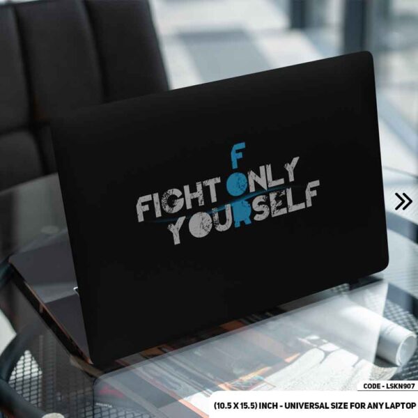 Motivational Quote Matte Finished Removable Waterproof Laptop Sticker & Laptop Skin (Including FREE Accessories) - LSKN907 - DDecorator