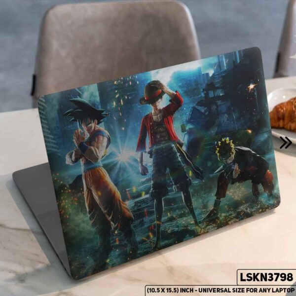 NARUTO Anime Character Illustration Matte Finished Removable Waterproof Laptop Sticker & Laptop Skin (Including FREE Accessories) - LSKN3798 - DDecorator