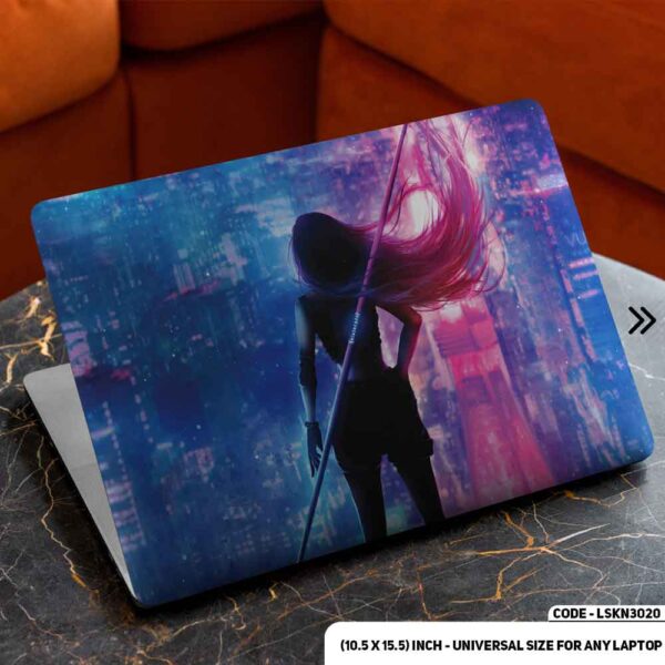 Digital Digital Character Art Illustration Matte Finished Removable Waterproof Laptop Sticker & Laptop Skin (Including FREE Accessories) - LSKN3020 - DDecorator