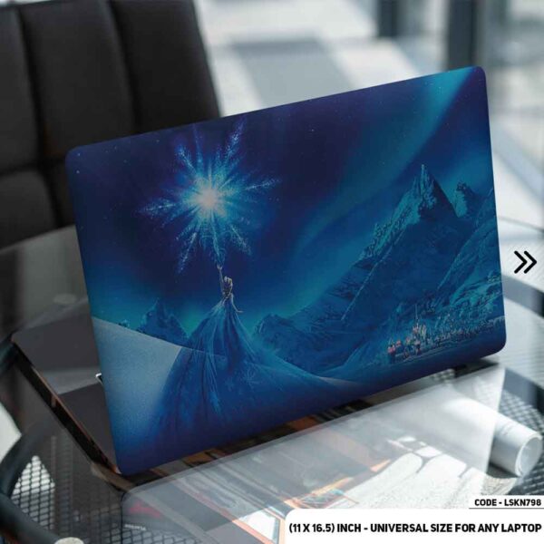 Elsa In Frozen Matte Finished Removable Waterproof Laptop Sticker & Laptop Skin (Including FREE Accessories) - LSKN798 - DDecorator