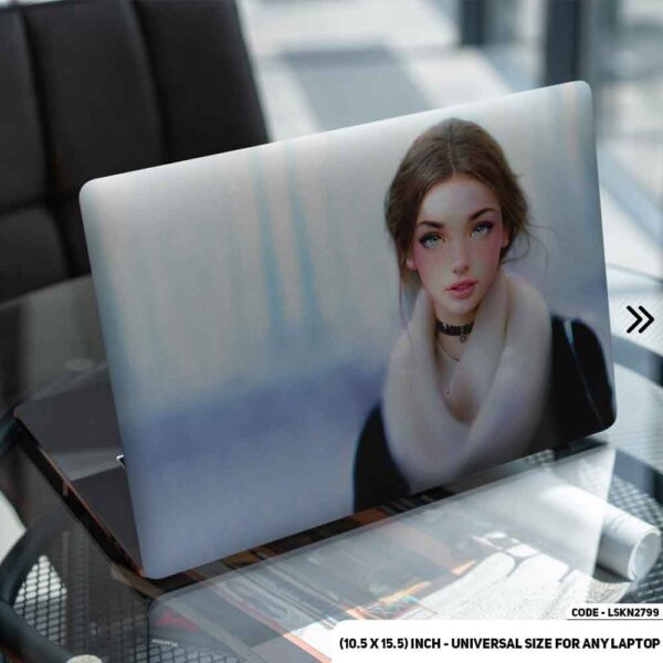 Digital Fantacy Anime Illustration Matte Finished Removable Waterproof Laptop Sticker & Laptop Skin (Including FREE Accessories) - LSKN2799 - DDecorator