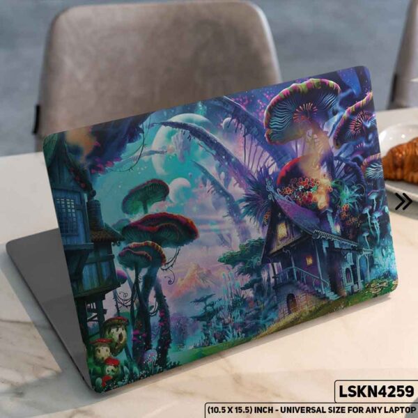 Fantacy Digital Art Illustration Matte Finished Removable Waterproof Laptop Sticker & Laptop Skin (Including FREE Accessories) - LSKN4259 - DDecorator