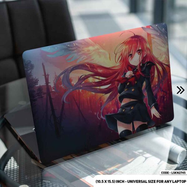 Digital Fantacy Anime Illustration Matte Finished Removable Waterproof Laptop Sticker & Laptop Skin (Including FREE Accessories) - LSKN2745 - DDecorator