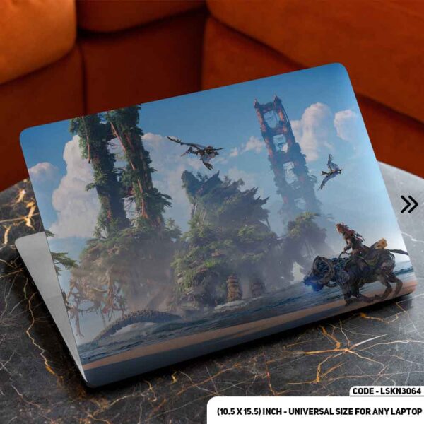 Digital Fantacy Cartoon Art Illustration Matte Finished Removable Waterproof Laptop Sticker & Laptop Skin (Including FREE Accessories) - LSKN3064 - DDecorator