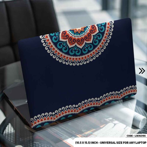 Seamless Geomatric Pattern Matte Finished Removable Waterproof Laptop Sticker & Laptop Skin (Including FREE Accessories) - LSKN2166 - DDecorator