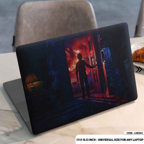 Stranger Things Matte Finished Removable Waterproof Laptop Sticker & Laptop Skin (Including FREE Accessories) - LSKN664 - DDecorator
