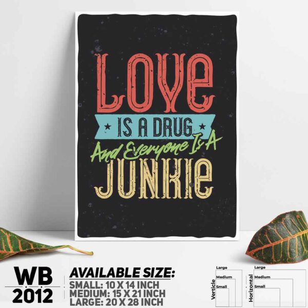 DDecorator Love - Motivational Wall Decoration And Home Decoration PVC Wall Board And Wall Canvas - WB2012