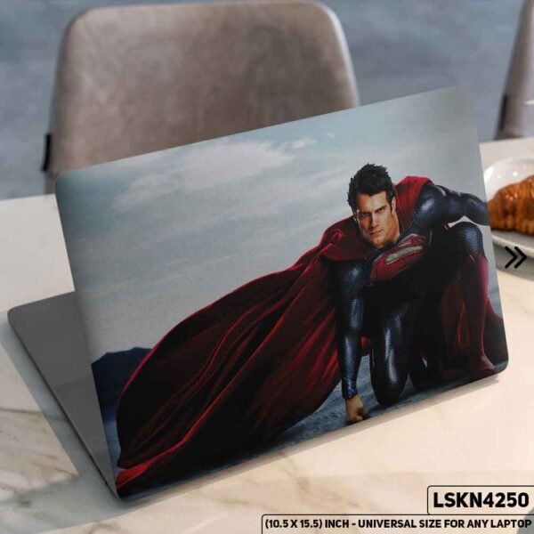 Superman DC Universe Matte Finished Removable Waterproof Laptop Sticker & Laptop Skin (Including FREE Accessories) - LSKN4250 - DDecorator
