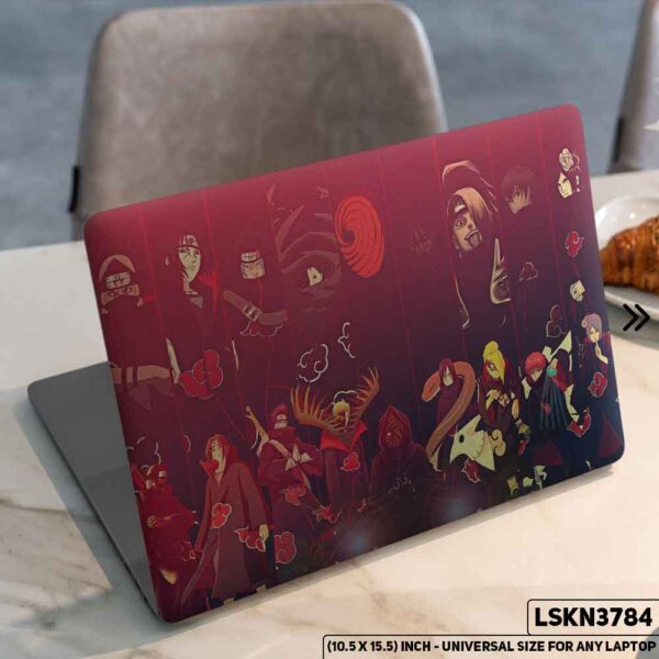 NARUTO Anime Character Illustration Matte Finished Removable Waterproof Laptop Sticker & Laptop Skin (Including FREE Accessories) - LSKN3784 - DDecorator