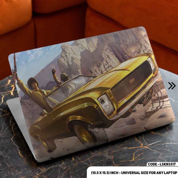 Digital Character Matte Finished Removable Waterproof Laptop Sticker & Laptop Skin (Including FREE Accessories) - LSKN3317 - DDecorator