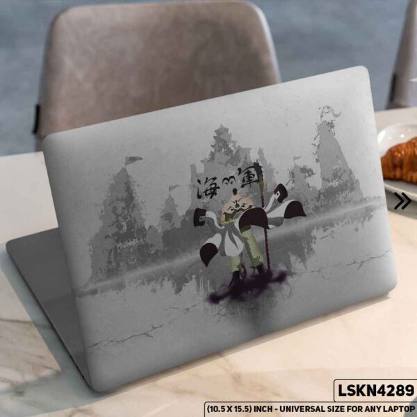 One Piece Manga Series Monkey D. Luffy Straw Hat  Matte Finished Removable Waterproof Laptop Sticker & Laptop Skin (Including FREE Accessories) - LSKN4289 - DDecorator