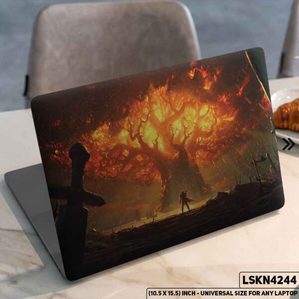 Black Adam DC Universe Matte Finished Removable Waterproof Laptop Sticker & Laptop Skin (Including FREE Accessories) - LSKN4244 - DDecorator