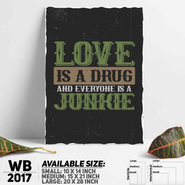 DDecorator Love - Motivational Wall Decoration And Home Decoration PVC Wall Board And Wall Canvas - WB2017