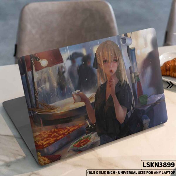 Fantacy Art Digital Illustration Matte Finished Removable Waterproof Laptop Sticker & Laptop Skin (Including FREE Accessories) - LSKN3899 - DDecorator