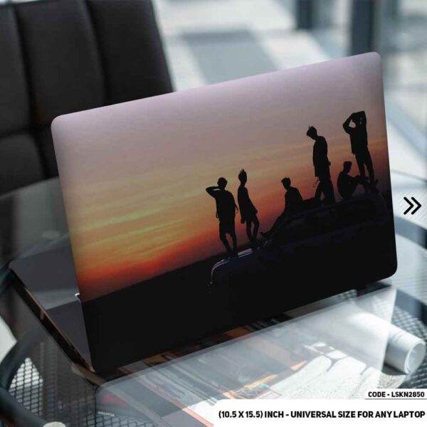 BTS Member Matte Finished Removable Waterproof Laptop Sticker & Laptop Skin (Including FREE Accessories) - LSKN2850 - DDecorator