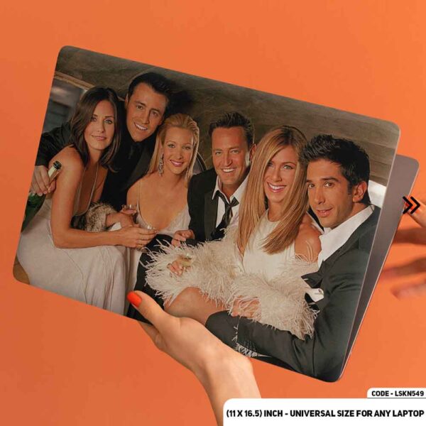 FRIENDS Series Wedding Day Matte Finished Removable Waterproof Laptop Sticker & Laptop Skin (Including FREE Accessories) - LSKN549 - DDecorator