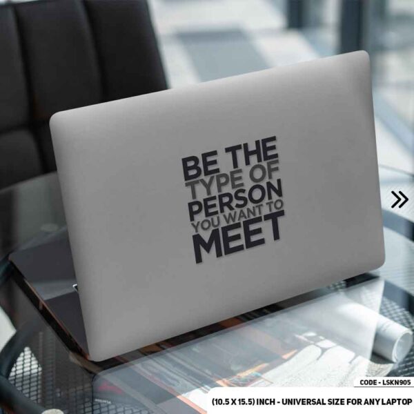 Motivational Quote Matte Finished Removable Waterproof Laptop Sticker & Laptop Skin (Including FREE Accessories) - LSKN905 - DDecorator