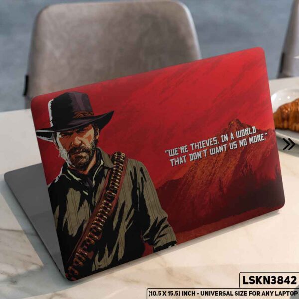 Digital Character Illustration Matte Finished Removable Waterproof Laptop Sticker & Laptop Skin (Including FREE Accessories) - LSKN3842 - DDecorator