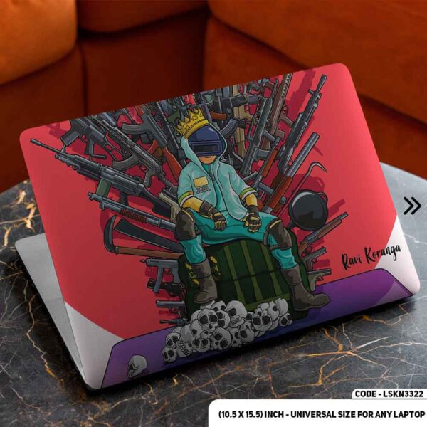 Digital Fantacy Anime Digital Cartoon Art Illustration Matte Finished Removable Waterproof Laptop Sticker & Laptop Skin (Including FREE Accessories) - LSKN3322 - DDecorator