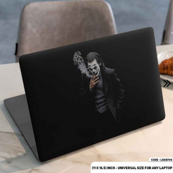 JOKER Matte Finished Removable Waterproof Laptop Sticker & Laptop Skin (Including FREE Accessories) - LSKN749 - DDecorator