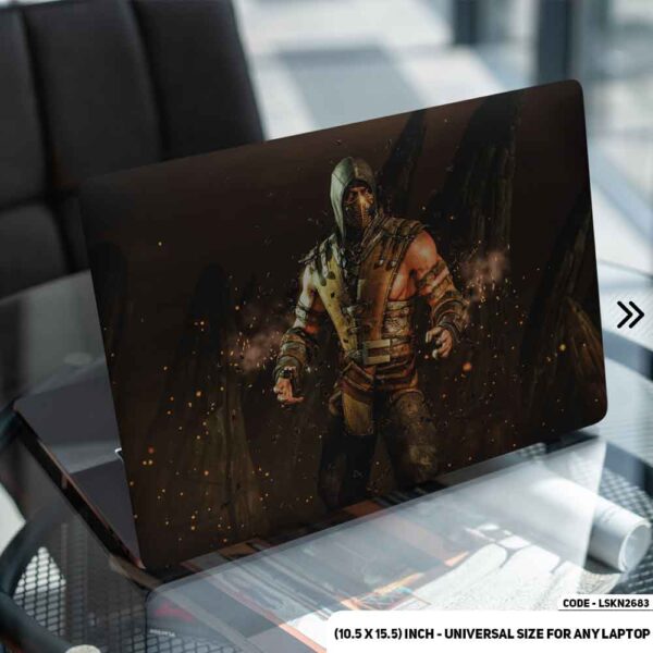 Male Digital Character Matte Finished Removable Waterproof Laptop Sticker & Laptop Skin (Including FREE Accessories) - LSKN2683 - DDecorator
