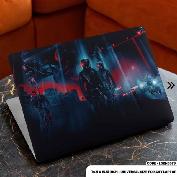 Digital Character Illustration Matte Finished Removable Waterproof Laptop Sticker & Laptop Skin (Including FREE Accessories) - LSKN3679 - DDecorator
