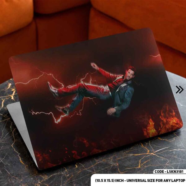 Lucifer Cartoon Art Illustration Matte Finished Removable Waterproof Laptop Sticker & Laptop Skin (Including FREE Accessories) - LSKN3181 - DDecorator