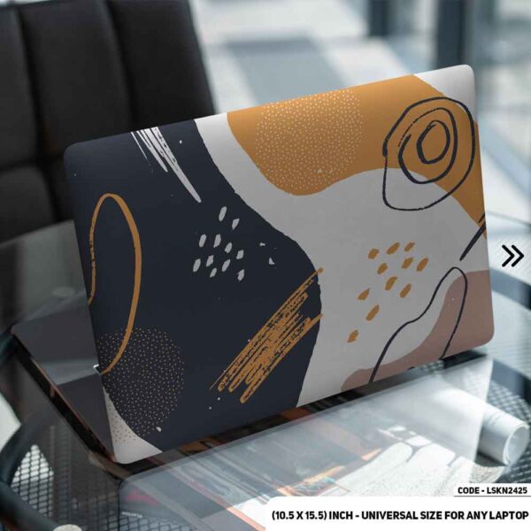Seamless Geomatric Pattern Matte Finished Removable Waterproof Laptop Sticker & Laptop Skin (Including FREE Accessories) - LSKN2425 - DDecorator