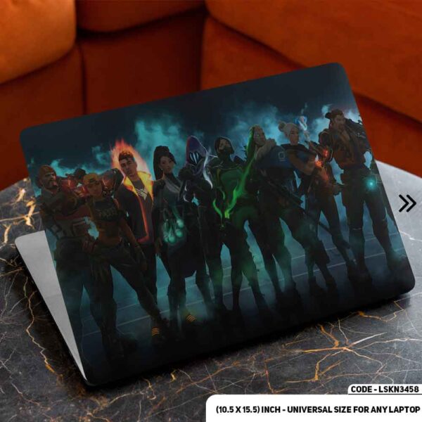 Digital Character Illustration Matte Finished Removable Waterproof Laptop Sticker & Laptop Skin (Including FREE Accessories) - LSKN3457 - DDecorator