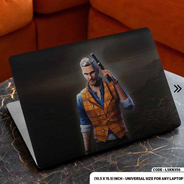 Digital Character Illustration Matte Finished Removable Waterproof Laptop Sticker & Laptop Skin (Including FREE Accessories) - LSKN3566 - DDecorator