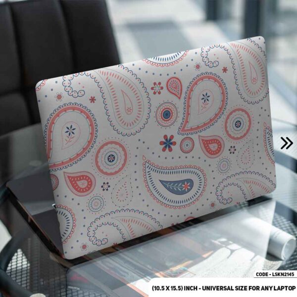 Seamless Geomatric Pattern Matte Finished Removable Waterproof Laptop Sticker & Laptop Skin (Including FREE Accessories) - LSKN2145 - DDecorator