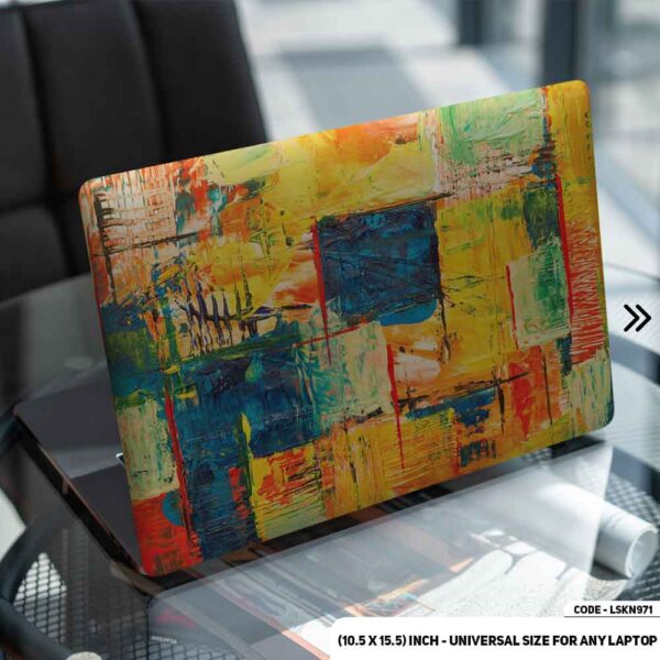 Abstract Art Matte Finished Removable Waterproof Laptop Sticker & Laptop Skin (Including FREE Accessories) - LSKN971 - DDecorator