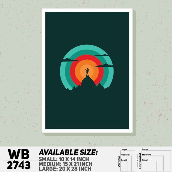 DDecorator Landscape Art Digital Illustration Wall Decoration And Home Decoration PVC Wall Board And Wall Canvas - WB2743