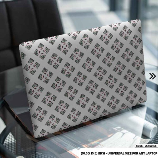 Seamless Geomatric Pattern Matte Finished Removable Waterproof Laptop Sticker & Laptop Skin (Including FREE Accessories) - LSKN2165 - DDecorator