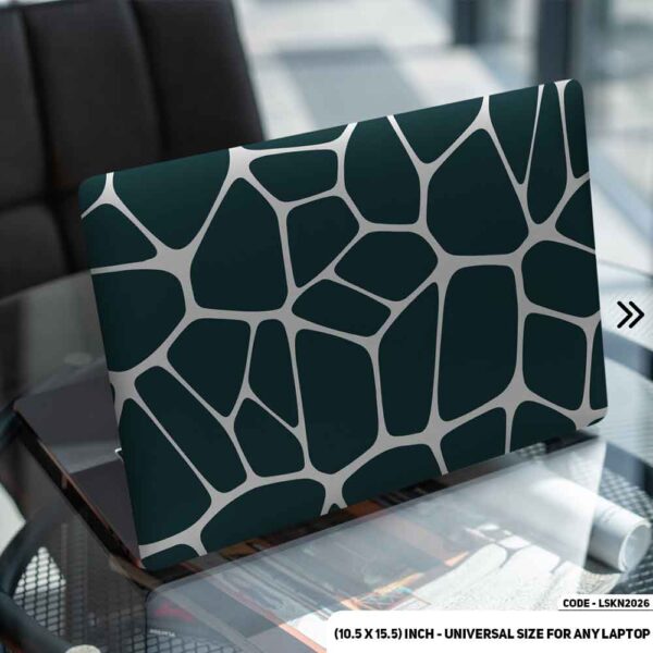 Seamless Geomatric Shape Matte Finished Removable Waterproof Laptop Sticker & Laptop Skin (Including FREE Accessories) - LSKN2026 - DDecorator