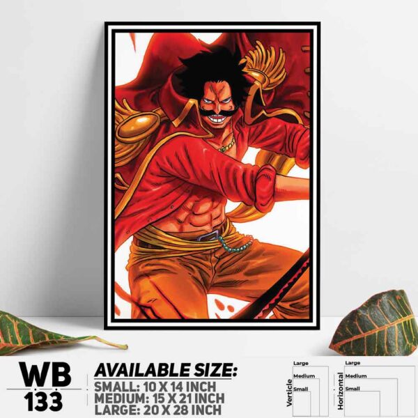 DDecorator One Piece Anime Manga series Wall Decoration And Home Decoration PVC Wall Board And Wall Canvas - WB133